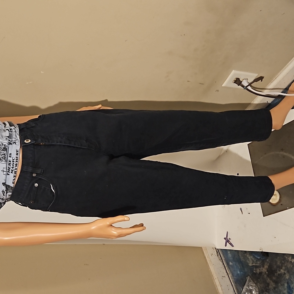 Carolina Blues Black High rise jeans